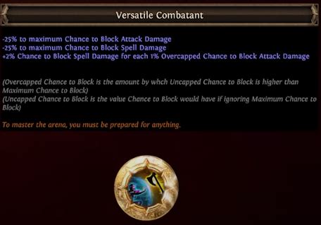 poe versatile combatant